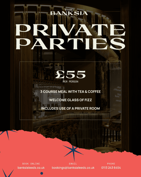 Private Christmas Parties Leeds The Banksia