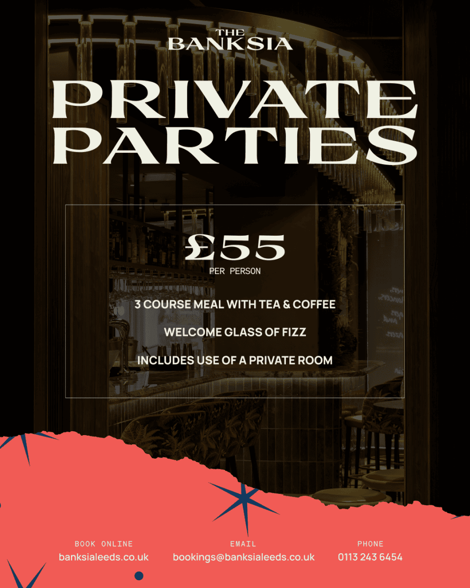 Private Christmas Parties Leeds The Banksia