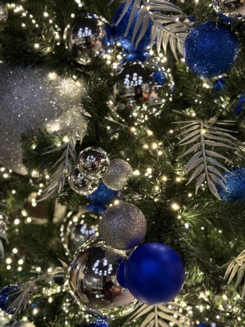 Christmas decorations in Leeds